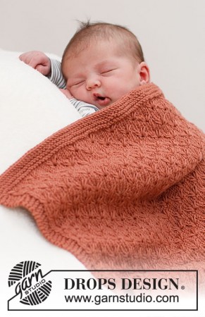 Terracotta Dreams babyteppe - Drops Merino Extra Fine