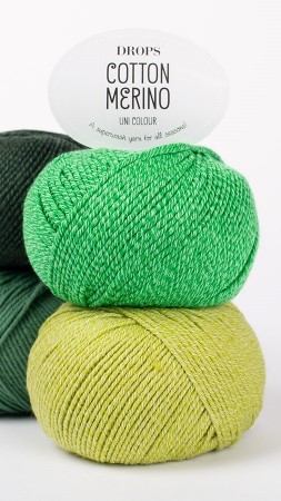 Drops Cotton Merino utgåtte farger -50%