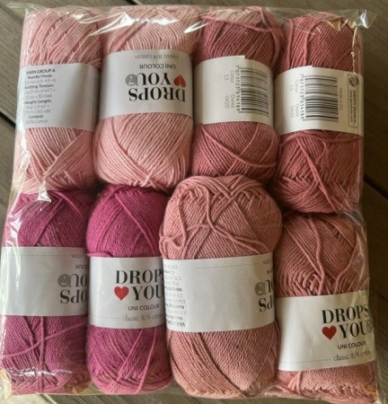 Garnpakke Rosa