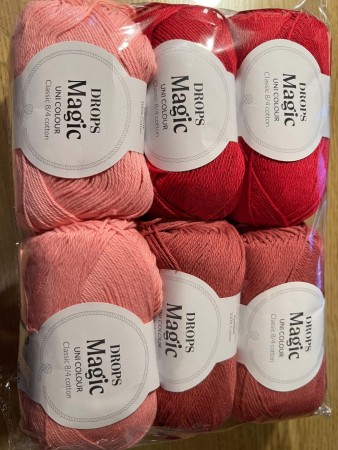 Garnpakke Drops Magic - Rosa